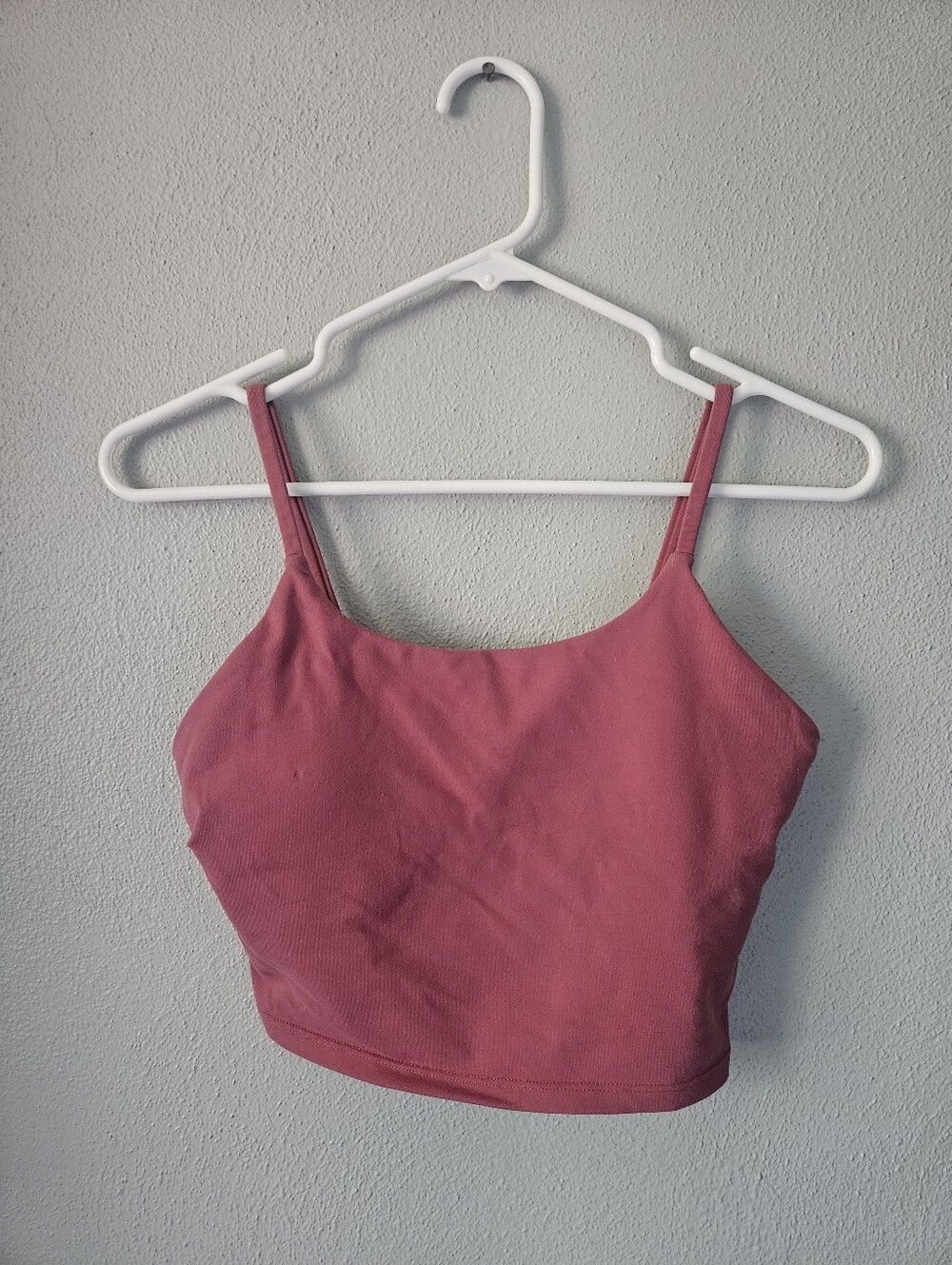 Women’s Pink Cropped Tank Top